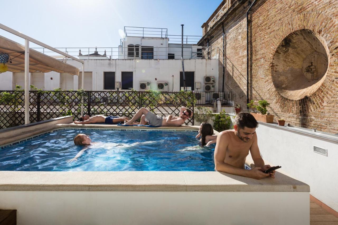 Joy Setas Coworking Hostel Sevilla Bagian luar foto